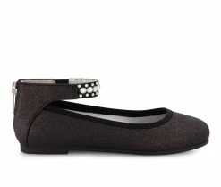 Best Pirce 👏 Girls' Kenneth Cole Little Kid & Big Kid Daisy Shine 👗 Dress 👟 Shoes Black 🎁