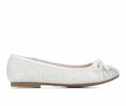 Discount 🔥 Girls' Self Esteem Little Kid & Big Kid Daisy Flats White 🛒