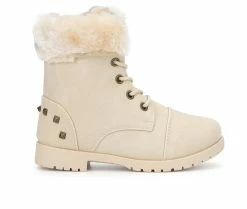 Best reviews of 🧨 Girls' Olivia Miller Toddler Sofia Lace-Up 🥾 Boots White 😀