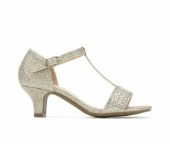 Buy ❤️ Girls' Soda Little Kid & Big Kid Sloan 👗 Dress 👠 Heels Light Gold 😍