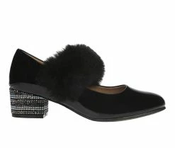 Hot Sale 🎁 Girls' Vince Camuto Little Kid & Big Kid Brea 👗 Dress 👟 Shoes Black 🌟