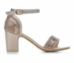 Deals 🛒 Girls' Badgley Mischka Little Kid & Big Kid Nora Special Occasion 👟 Shoes Rose Gold 😀