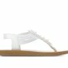 Promo ✨ Girls' Soda Little Kid & Big Kid Lora 🩴 Sandals White ⌛