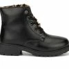 Buy 😉 Girls' Olivia Miller Little Kid & Big Kid Tiffany Combat 🥾 Boots Black 💯