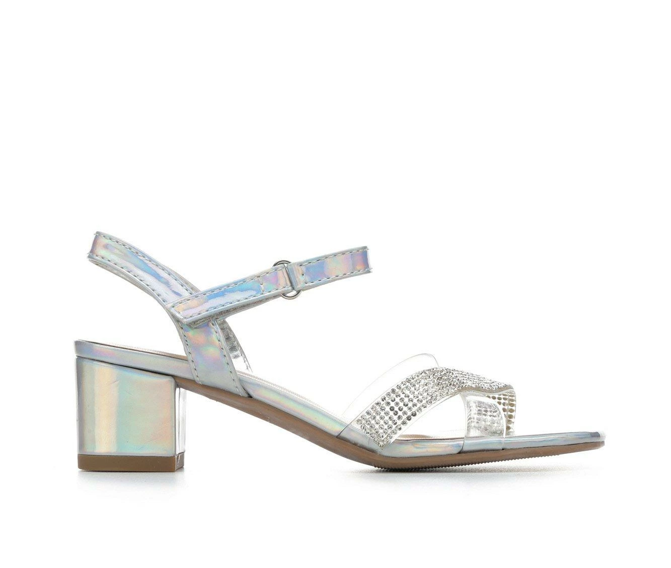 Promo 🤩 Girls' Soda Little Kid & Big Kid Camp IIS 👗 Dress 👟 Shoes Clear/Silver ❤️ 2 Promo 🤩 Girls' Soda Little Kid & Big Kid Camp IIS 👗 Dress 👟 Shoes Clear/Silver ❤️ - Image 2