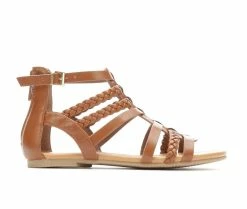 Flash Sale ⭐ Girls' Unr8ed Little Kid & Big Kid Sienna Gladiator 🩴 Sandals Tan ⌛