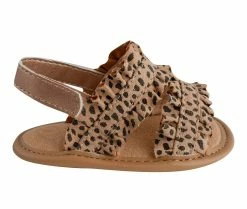 Budget 😍 Girls' Baby Deer Infant & Toddler Lillian 🩴 Sandals Cheetah 🥰