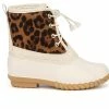 Cheap 👍 Girls' Olivia Miller Little Kid & Big Kid Jorlenny Duck 🥾 Boots Leopard ⌛