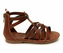 Wholesale ❤️ Girls' Carters Toddler & Little Kid Natalia 🩴 Sandals Brown/Brown 😀
