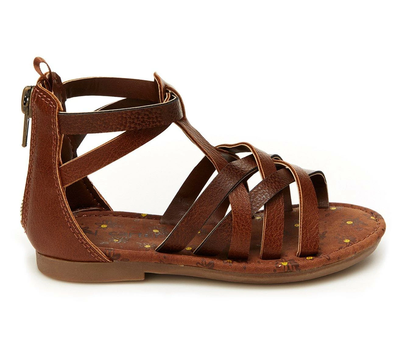Wholesale ❤️ Girls' Carters Toddler & Little Kid Natalia 🩴 Sandals Brown/Brown 😀 2 Wholesale ❤️ Girls' Carters Toddler & Little Kid Natalia 🩴 Sandals Brown/Brown 😀 - Image 2