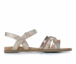 New 👏 Girls' Self Esteem Little Kid & Big Kid Isabelle 🩴 Sandals Rose Gold 👏