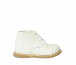 New ⌛ Kids' Baby Deer Infant & Toddler Lee Leather Booties White 🎁