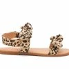 Buy 🌟 Girls' Olivia Miller Little Kid & Big Kid Rock Your Bow 🩴 Sandals Leopard 😀