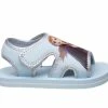Best Sale ⭐ Girls' Disney Toddler & Little Kid CH85845H Frozen II Open Toe 🩴 Sandals Light Blue 🤩