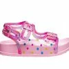 Promo 🛒 Girls' Laura Ashley Toddler 88222H Buckle Footbed 🩴 Sandals Pink Clear ⭐