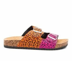 Top 10 ❤️ Girls' Olivia Miller Little Kid & Big Kid Twin Leopard Footbed 🩴 Sandals Multi 😉