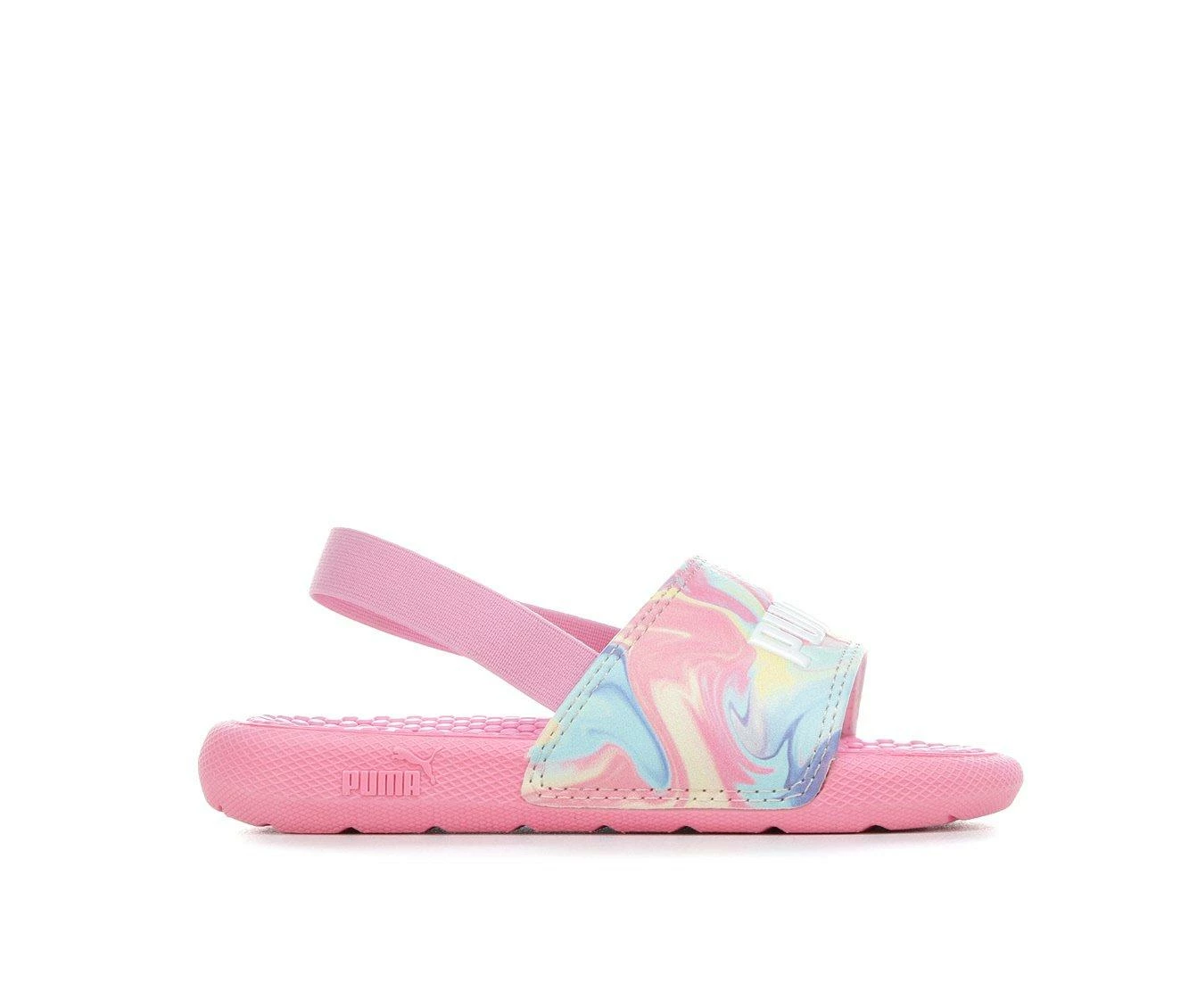 Promo 👏 Girls' Puma Toddler Cool Cat Ice Cream Swirl Sport Slides Pastel Multi 😀 2 Promo 👏 Girls' Puma Toddler Cool Cat Ice Cream Swirl Sport Slides Pastel Multi 😀 - Image 2