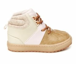 Discount 👏 Kids' OshKosh B'gosh Infant & Toddler & Little Kid Wistman Lace-Up 🥾 Boots Beige 🎁