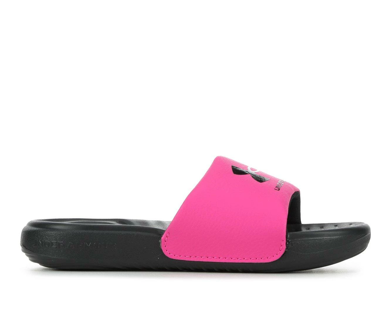 Cheapest 🛒 Girls' Under Armour Little Kid & Big Kid Ansa Sport Slides Blk/Pink Surge 🤩 2 Cheapest 🛒 Girls' Under Armour Little Kid & Big Kid Ansa Sport Slides Blk/Pink Surge 🤩 - Image 2