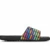 Flash Sale 💯 Girls' Puma Little Kid Cool Cat Echo Sport Slides Black/Multi ⭐