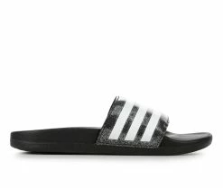 Best reviews of ⭐ Girls' Adidas Little Kid & Big Kid Adilette Comfort Sport Slides Blk Glitter/Blk 🔔