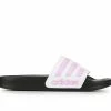 Best Pirce ⌛ Girls' Adidas Little Kid & Big Kid Adilette Shower Sport Slides Cream Wht/Lilac 👏