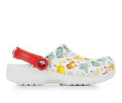 Outlet 😉 Kids' Crocs Little Kid & Big Kid Classic Pokemon Clogs White/Multi 😍