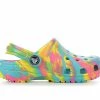 Best Sale 😍 Kids' Crocs Little Kid & Big Kid Classic Marbled 2 Clogs Digital Aqua/Mu 😉
