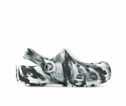 Best Sale 🎉 Kids' Crocs Toddler Classic Marbled 2 Clogs Black/White 👏