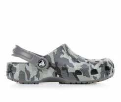 Wholesale 🧨 Kids' Crocs Little Kid & Big Kid Classic Camo Clogs Black/Grey ⌛