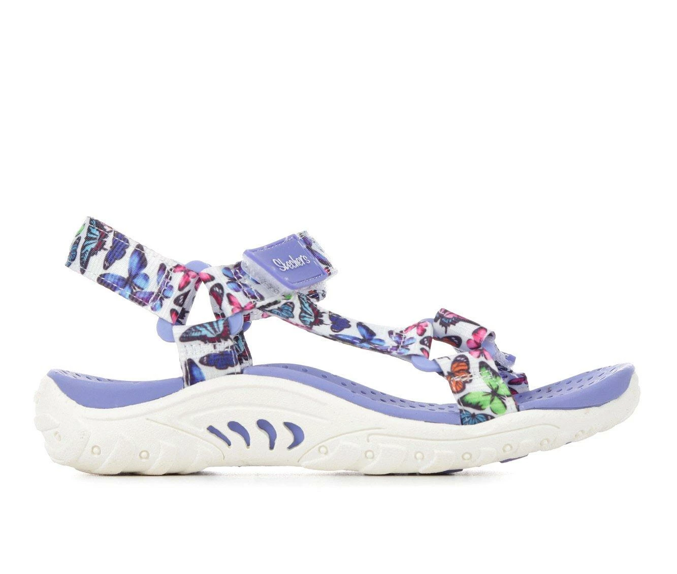 Wholesale 🥰 Girls' Skechers Little Kid & Big Kid Reggae Butterfly 🩴 Sandals White Multi ⭐ 1 Wholesale 🥰 Girls' Skechers Little Kid & Big Kid Reggae Butterfly 🩴 Sandals White Multi ⭐
