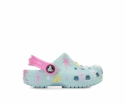 Buy 🛒 Girls' Crocs Toddler Classic Dream Clogs Pure Water/Mult ✔️