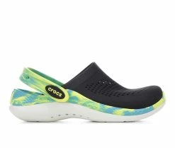 Buy 🧨 Kids' Crocs Little Kid & Big Kid LiteRide Marbled Clogs Black/Multi 😀