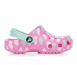 Coupon 👍 Kids' Crocs Toddler Classic Easy Icon Clogs Taffy Pink/Mult 😉