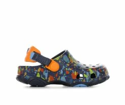Budget ✨ Kids' Crocs Toddler Classic All-Terrain Terrazzo Clogs Navy/Multi 👏