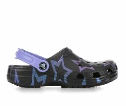 Best Pirce 🌟 Kids' Crocs Little Kid & Big Kid Classic Disco Dance Party Clogs Black/Star 💯