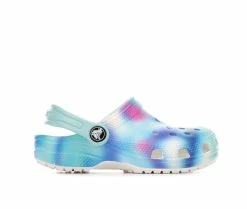 Best Pirce 👏 Kids' Crocs Toddler Solarized Classic Clogs White/Multi 🔔