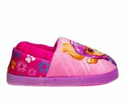 Outlet 🎁 Nickelodeon Toddler & Little Kid Paw Patrol Slippers In Action Pink Purple 🤩