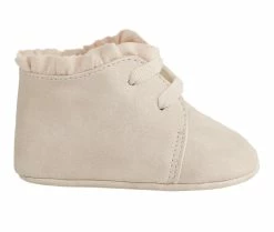 Coupon ⌛ Girls' Baby Deer Infant Mila Crib 👟 Shoes Ivory ⭐