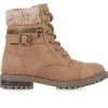 Best deal 🎉 Girls' Unr8ed Little Kid & Big Kid Maeve Lace-Up 🥾 Boots Chestnut 😀