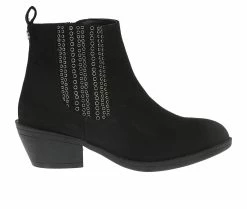 Flash Sale 🛒 Girls' Vince Camuto Little Kid & Big Kid Rusty Heeled Booties Black 🎉