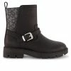 Promo ⭐ Girls' DKNY Little Kid & Big Kid Stassi Sadie 🥾 Boots Black 🎁