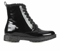 Cheap ❤️ Girls' MIA Little Kid & Big Kid Symone Lace-Up 🥾 Boots Black 🧨