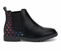 New ⌛ Girls' Olivia Miller Little Kid & Big Kid Aviva Chelsea 🥾 Boots Black 🧨