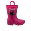 Outlet ✔️ Girls' Case IH Little Kid PVC Light-Up Rain 🥾 Boots Pink 😀