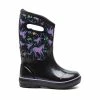 New ✨ Girls' Bogs Footwear Little Kid & Big Kid Classic II Unicorn Rain 🥾 Boots Black Multi ❤️