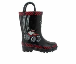 Best deal 😉 Kids' Case IH Toddler 3D Big Red Rain 🥾 Boots Black ❤️