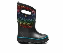 Cheap 🛒 Girls' Bogs Footwear Toddler & Little Kid "Design A Boot" Rain 🥾 Boots Black Multi 👍