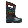 New 🥰 Kids' Bogs Footwear Little Kid & Big Kid Design A Boot Rainbow Dots Rain Boot Black Multi 🛒