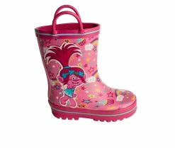 Coupon 🛒 Girls' MARVEL Toddler & Little Kid Trolls Rain 🥾 Boots Pink/Multi 😀